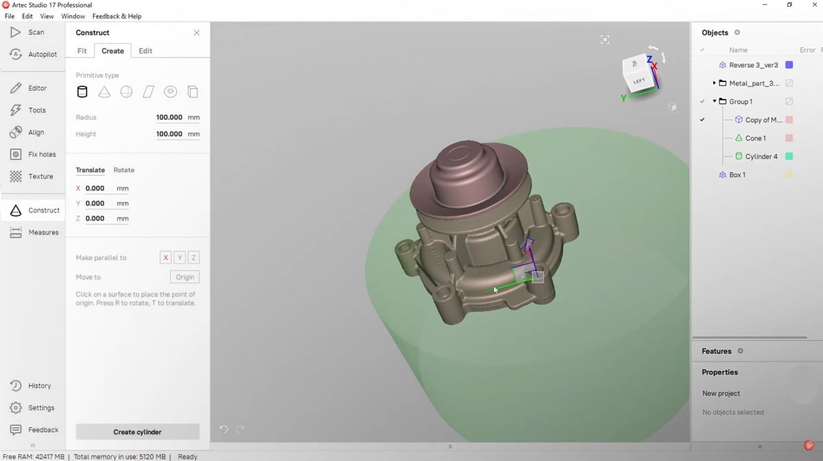 Image of Reverse Engineering Parts With 3D Scanners: Artec Studio