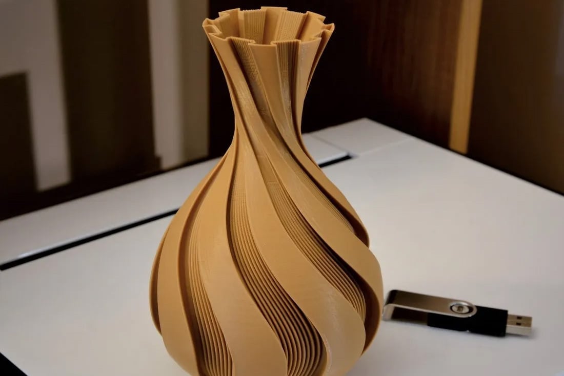 This vase is groovy and knows it