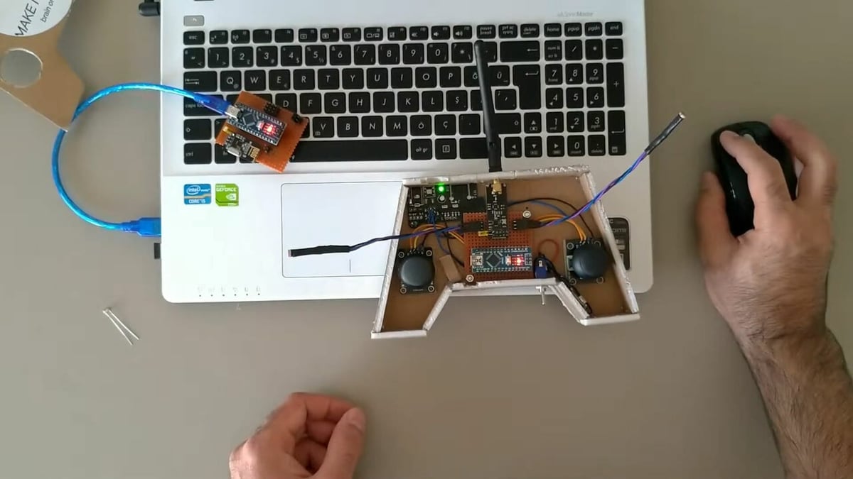 A game controller made with Arduino Nano