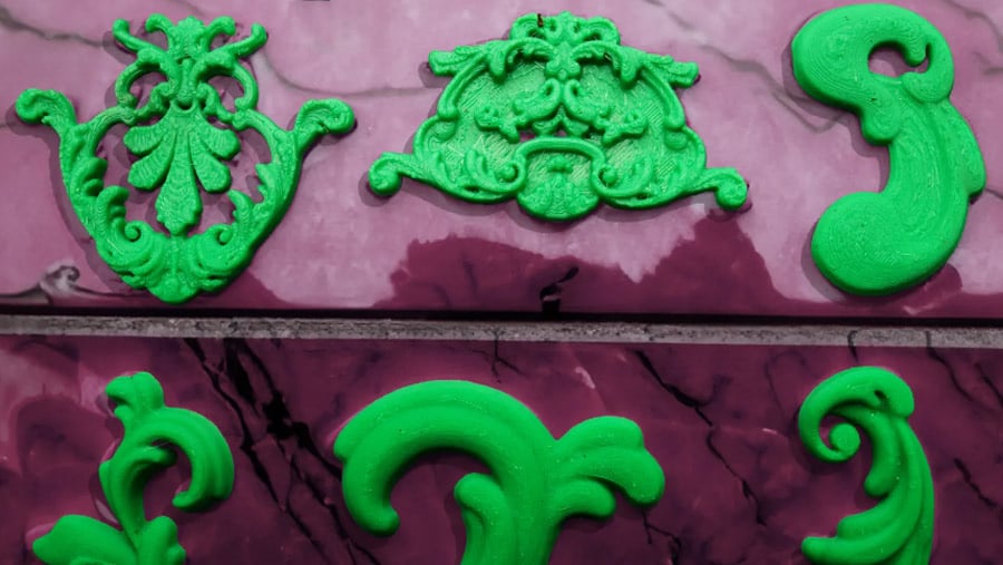 Imagen de Archivos para impresora 3D / Cosas para imprimir en 3D: Adornos barrocos