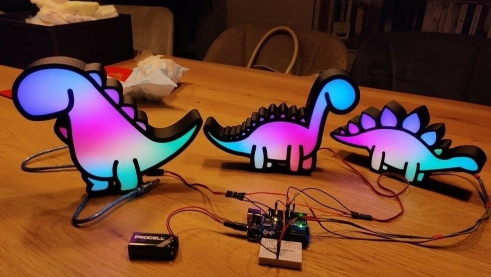 These 3D printed dinosaurs go 