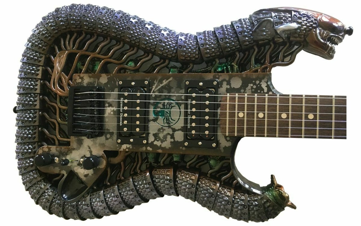 This is one cool guitar
