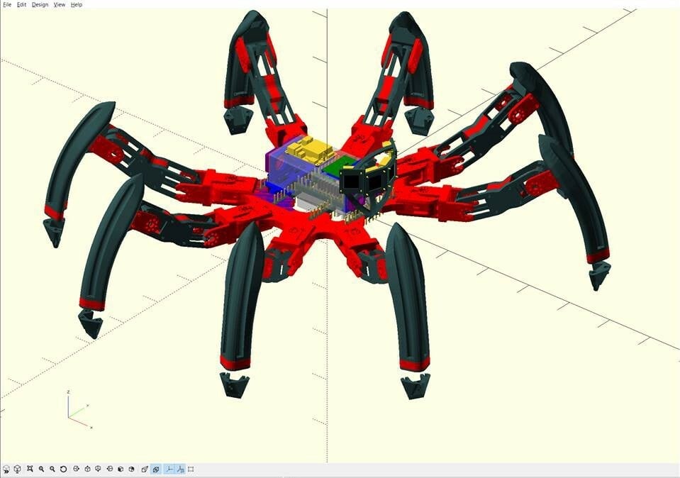 OpenSCAD can model and simulate relatively complex designs