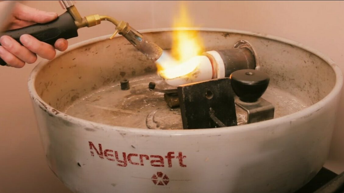 You can also melt the metal directly in the crucible of the centrifuge