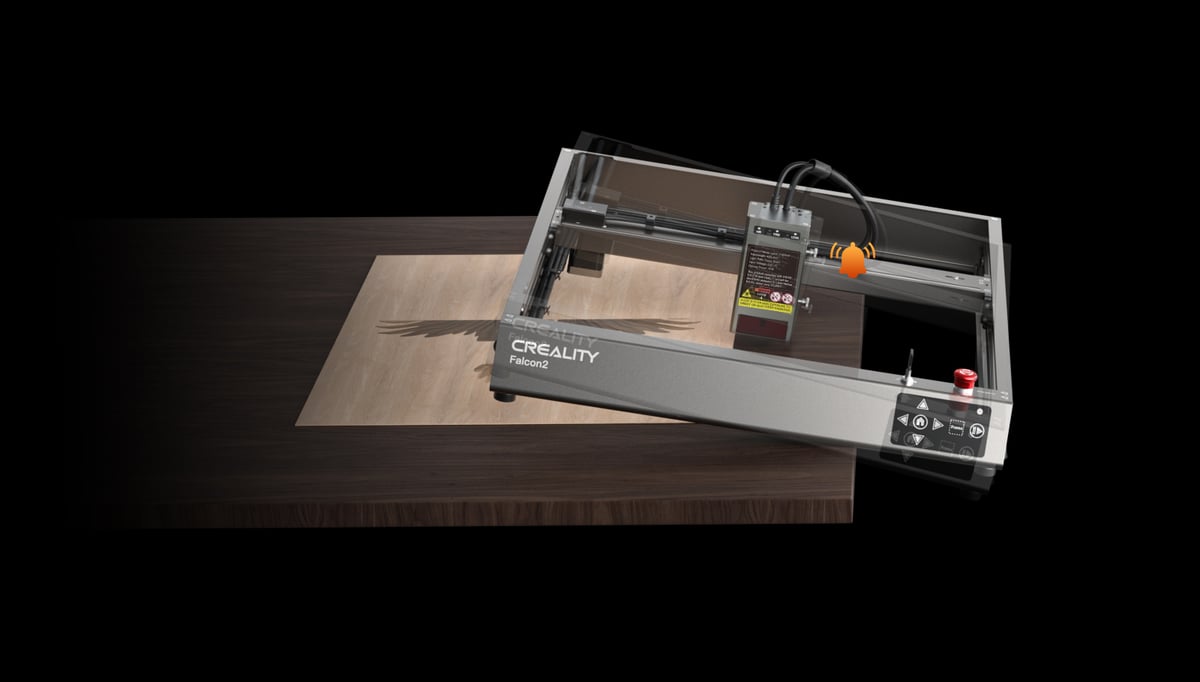 Creality Falcon2 40W Laser Engraver Offers Adjustable Light Beam and More  (Ad)