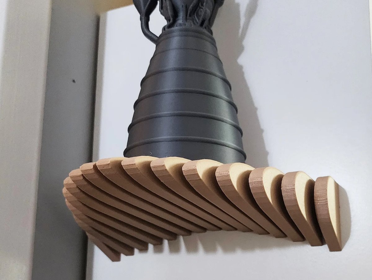 Bild von 3D-Druck-Ideen: Nützliche 3D-Drucker-Vorlagen: Schwebendes Regal