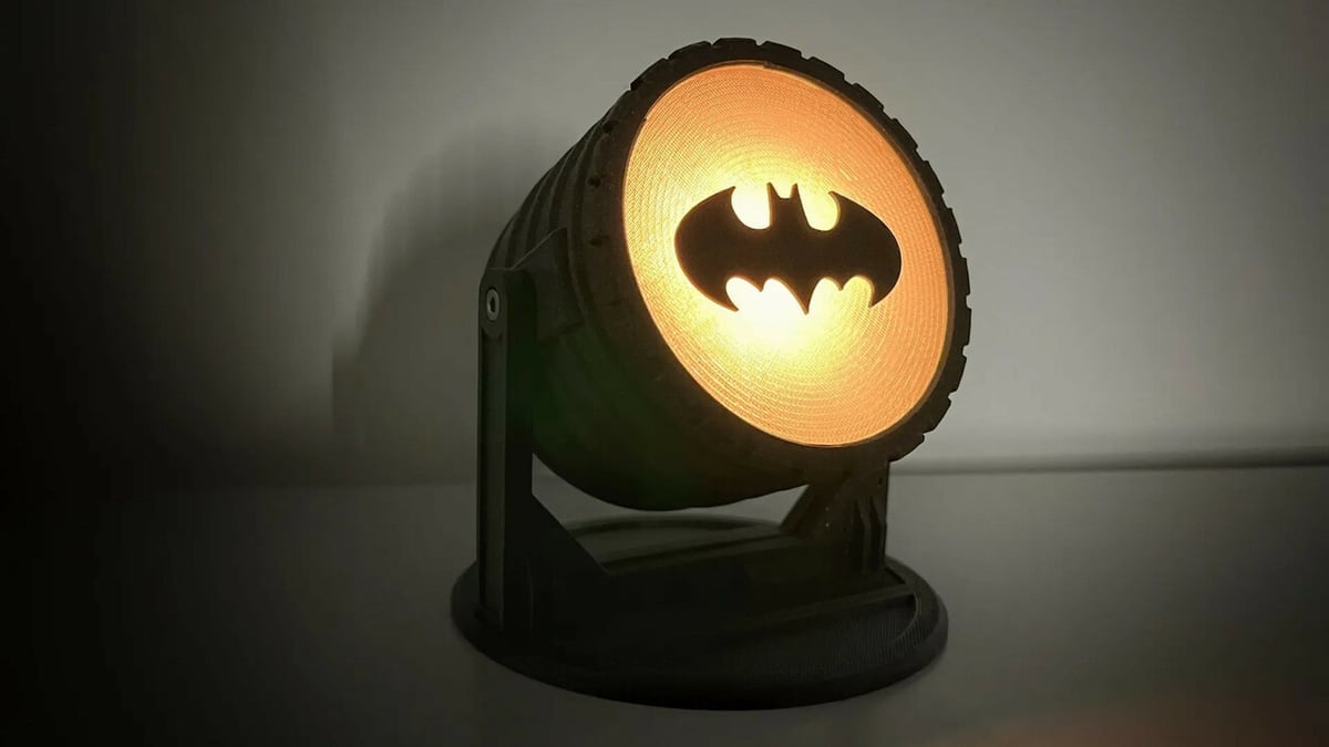 You can use the Dark Knight's sign as a night light