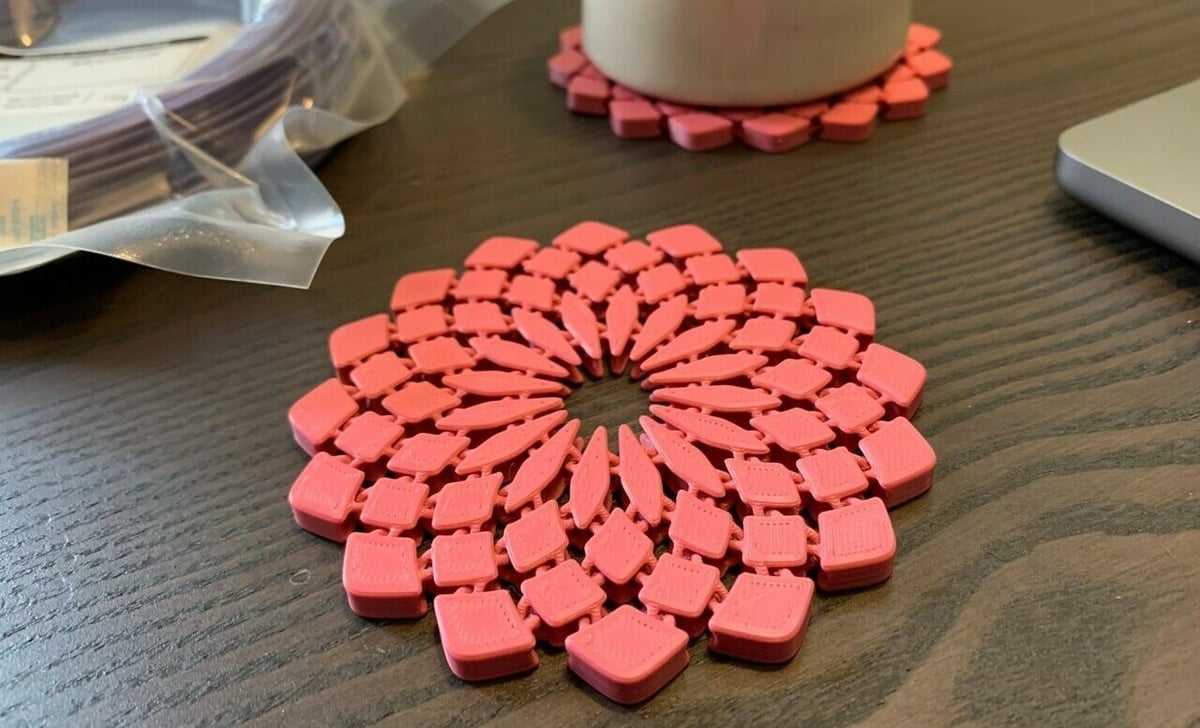 Coaster by day, fidget toy by night