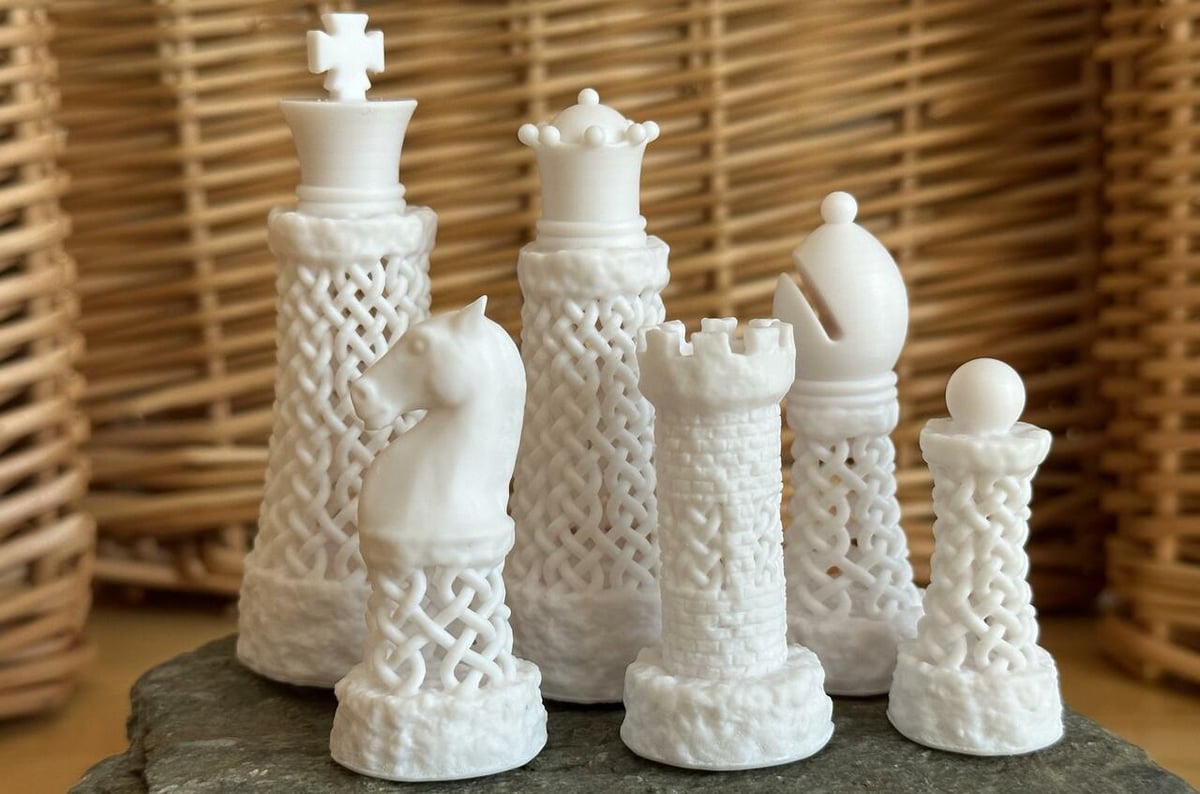 Resin printing can bring out the intricate details of these models
