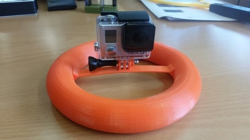 You should try to print the outer ring to be lightweight so it floats better