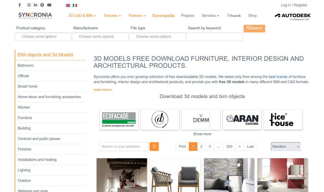 This site is useful for interior design projects