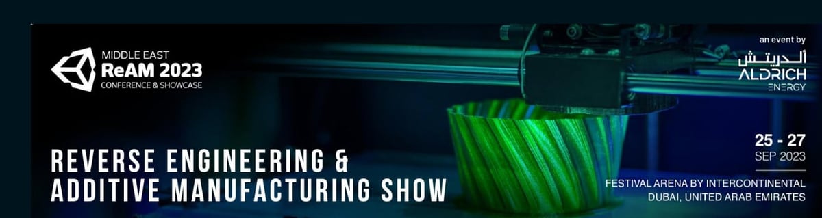 Image of 3D Printing / Additive Manufacturing Conferences: ReAM: Middle East Reverse Engineering & Additive Manufacturing Show