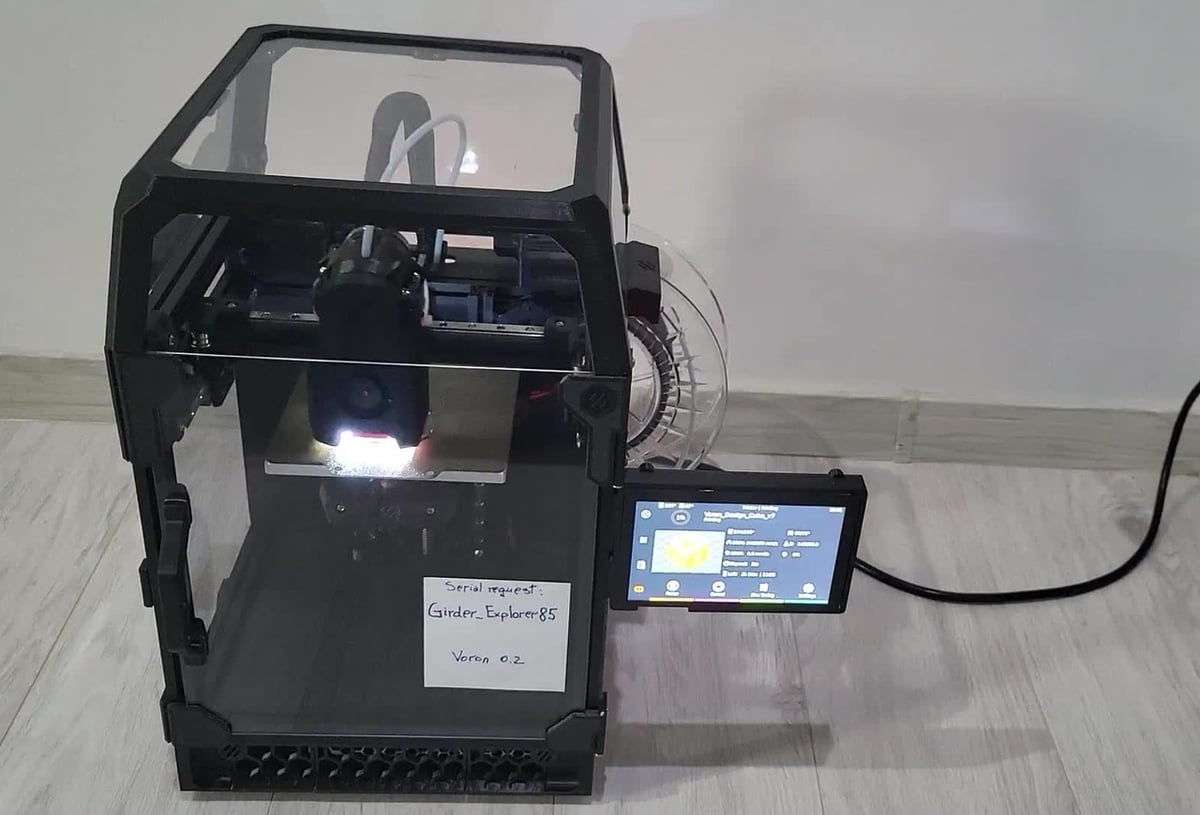 An enclosed 3D printer is essential when printing ABS