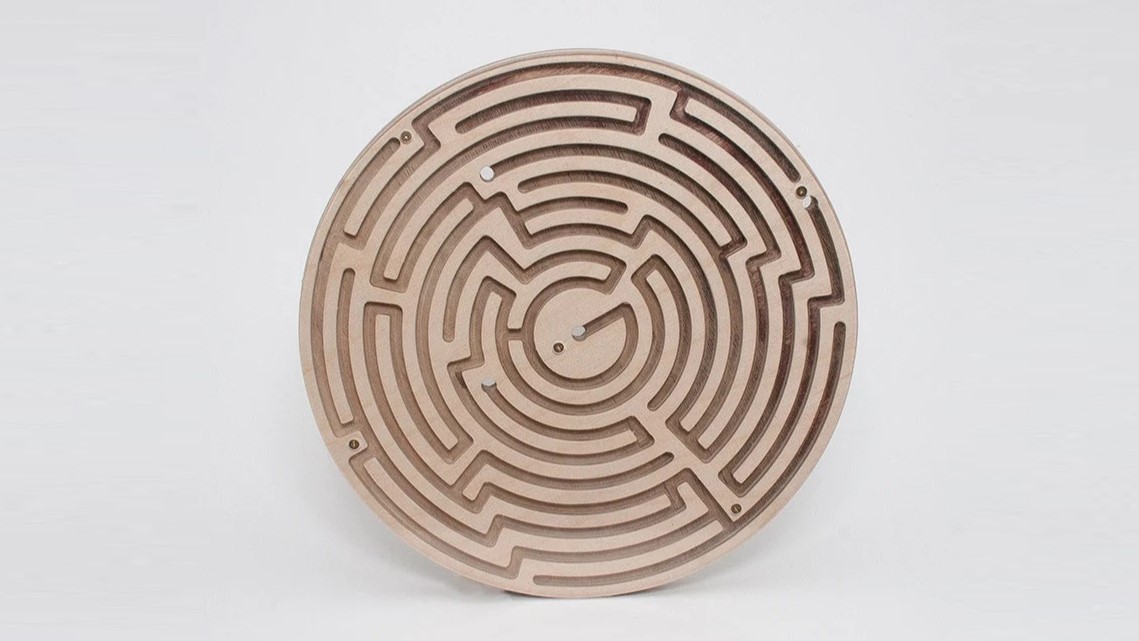 Image of: 30. Double-sided Circular Maze