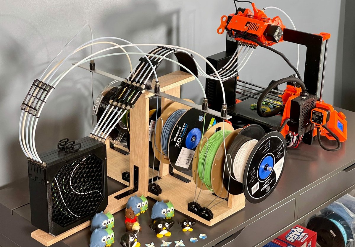 Simultaneous extrusion of two extruders filament · Issue #8620