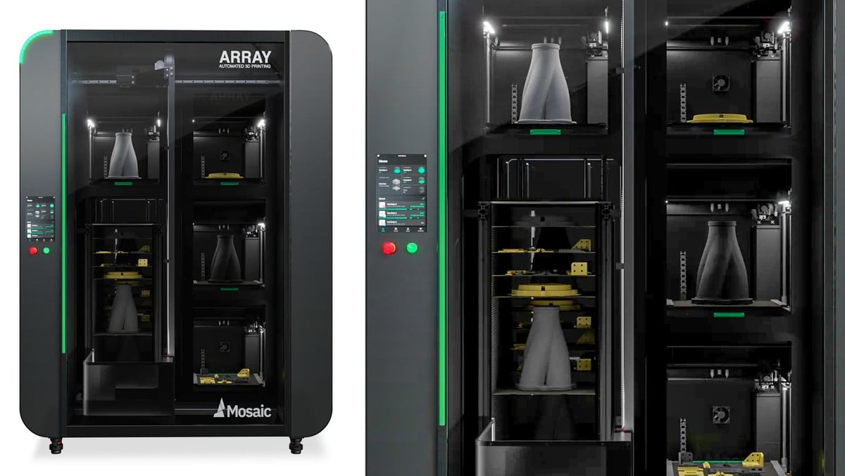 Image of New Professional 3D Printers: Mosaic Manufacturing's Array FDM Farm