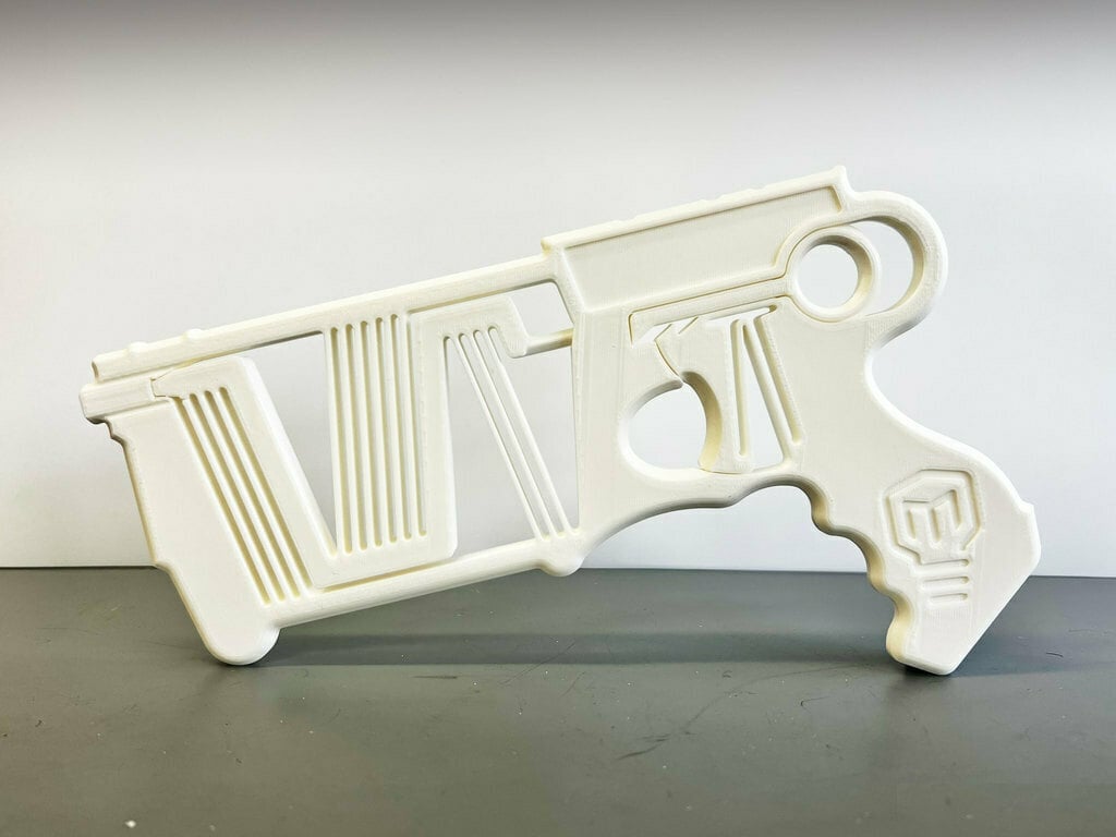 Foto de Projetos para impressora 3D: coisas para imprimir em 3D: Pistola Nerf em miniatura