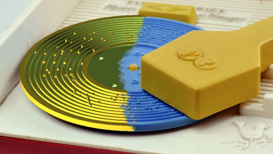These 3D printed records aren't child's play