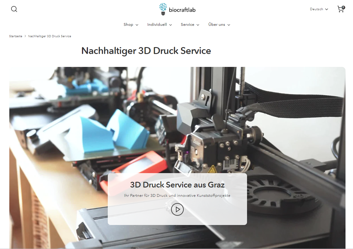 Bild von 3D-Druck-Service / 3D-Druck Online / 3D-Drucken Lassen: BiocraftLab