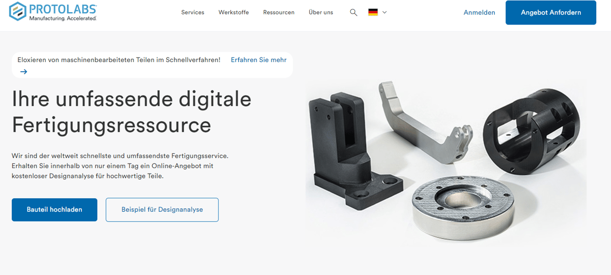Bild von 3D-Druck-Service / 3D-Druck Online / 3D-Drucken Lassen: Protolabs