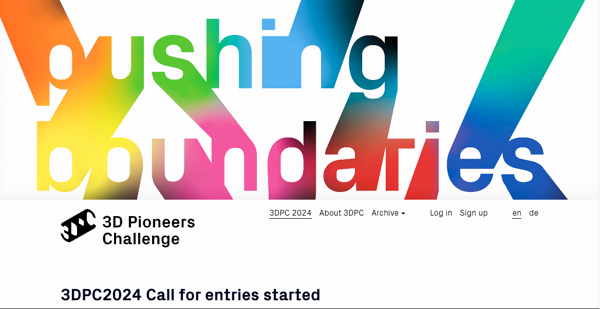 Image of 3D Printing / Additive Manufacturing Conferences: 3D Pioneers Challenge, Open for Entries
