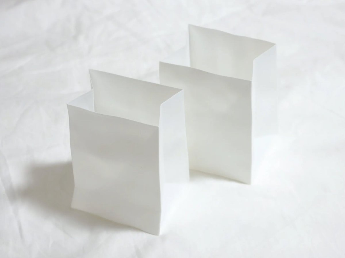 Photo de Idées d'impression 3D / Objets 3D à imprimer en 3D: Vase sac en papier