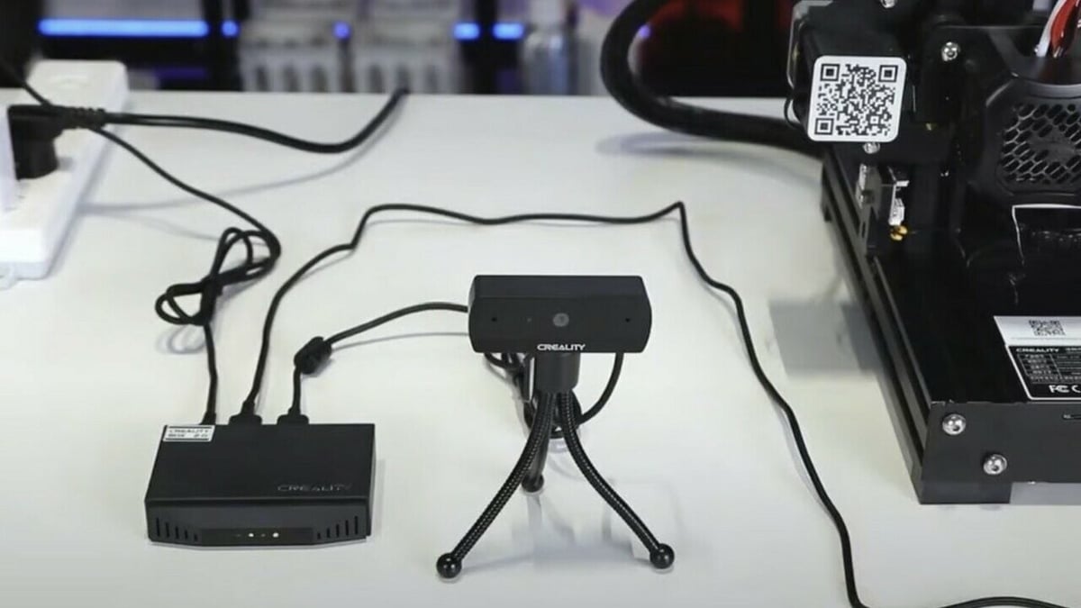 The Creality Wi-Fi box works with Creality's USB camera