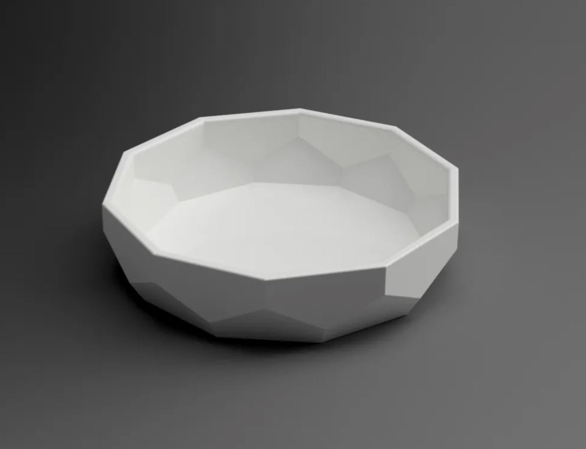 Image of Cool Things to 3D Print: Low Poly Tray