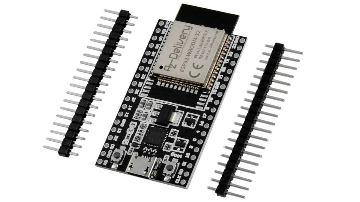 A board that utilizes the popular Esp32-WRoom-32 module, one of the most common