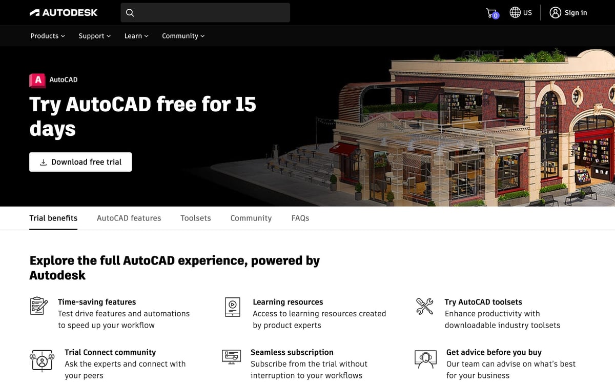 Image of AutoCAD Free Download: Full Version - Free 15-Day Trial