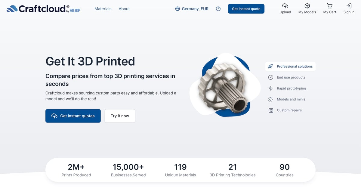 Foto de Impressão 3D online: os melhores serviços: Craftcloud
