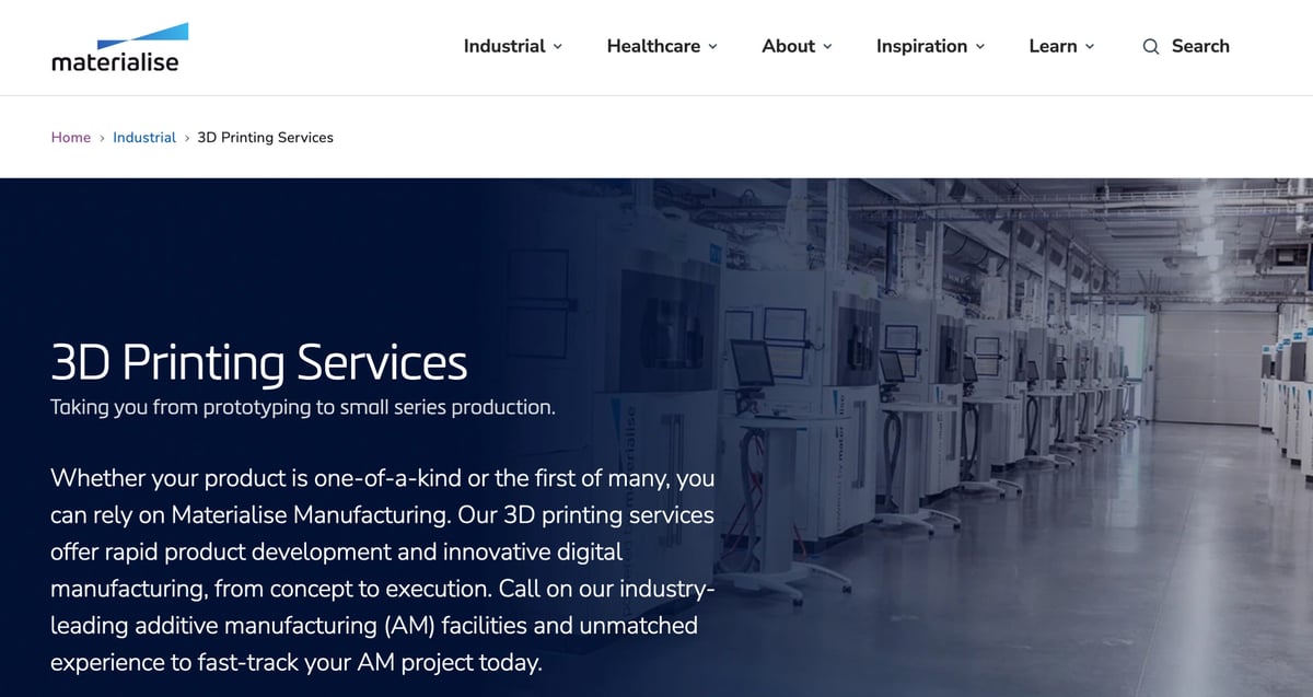 Image of The Best Online 3D Printing Services / 3D Print On Demand: Materialise