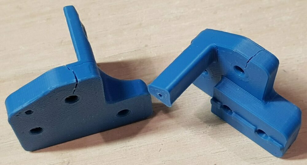 Printed parts can crack if tightened overly hard
