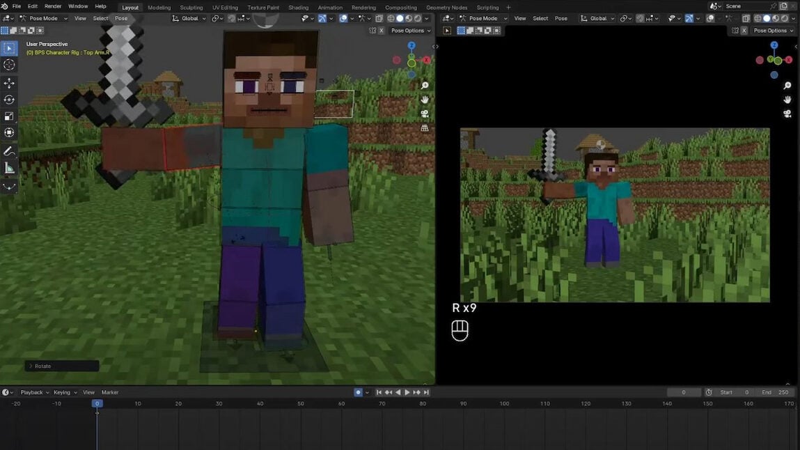 Learn how to make your own Minecraft animation!