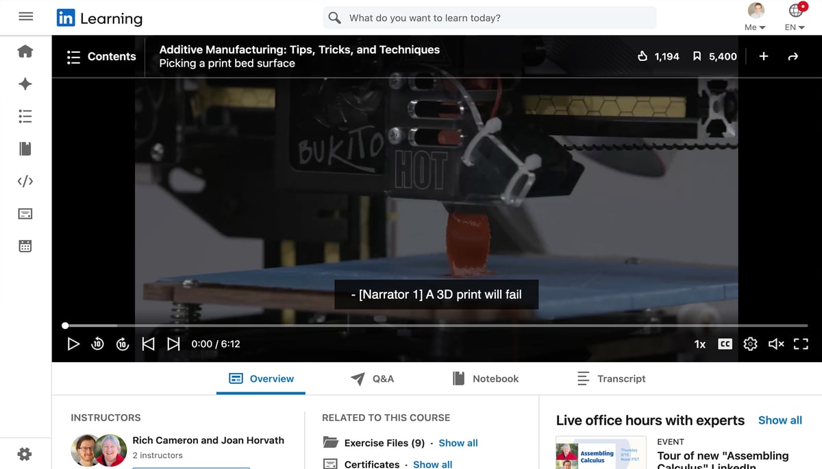 Image of Learn 3D Printing With Online Courses: LinkedIn Learning