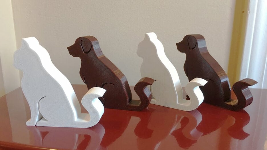 Your device is in safe hand, or paws, with this stand
