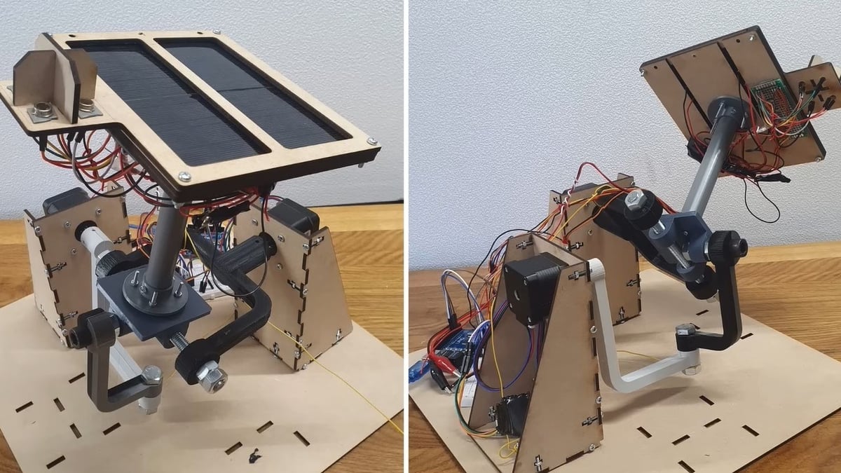 The Agile Eye solar tracker prototype is a mind-blowing project for obtaining electricity