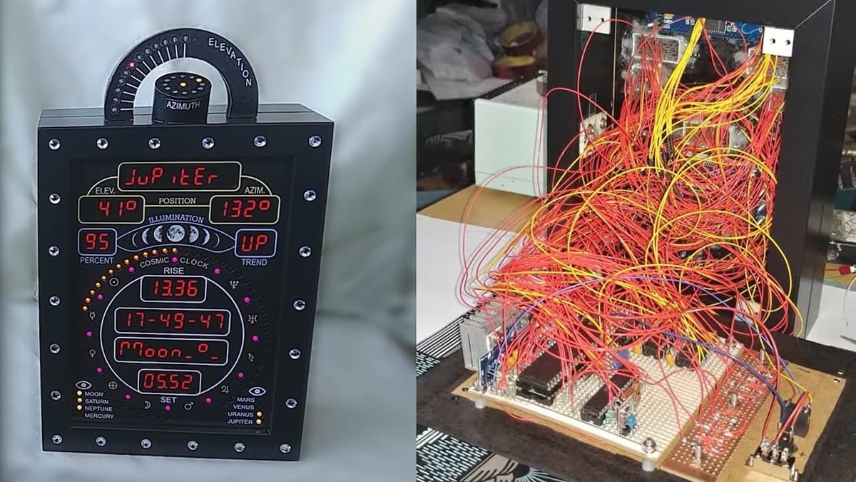 The magic behind the cosmic clock is all about wiring and electronics
