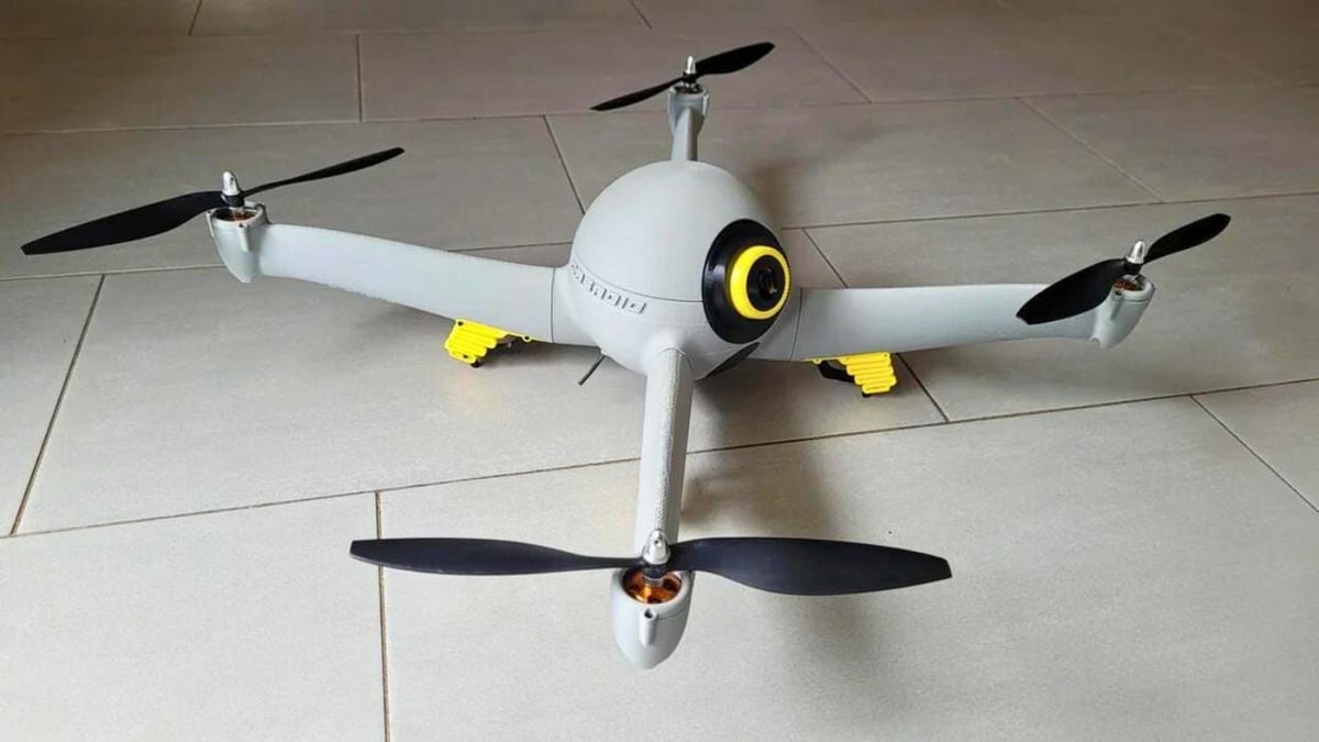 MK-3 drone 3D printed with PLA
