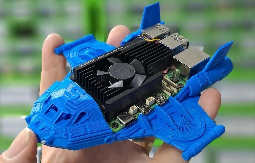 The Raspberry Pi is a must; the spaceship is optional