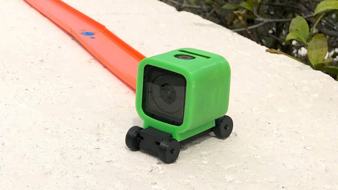 3D Printed Hot Wheels GoPro Mount for Thrills and Spills All3DP