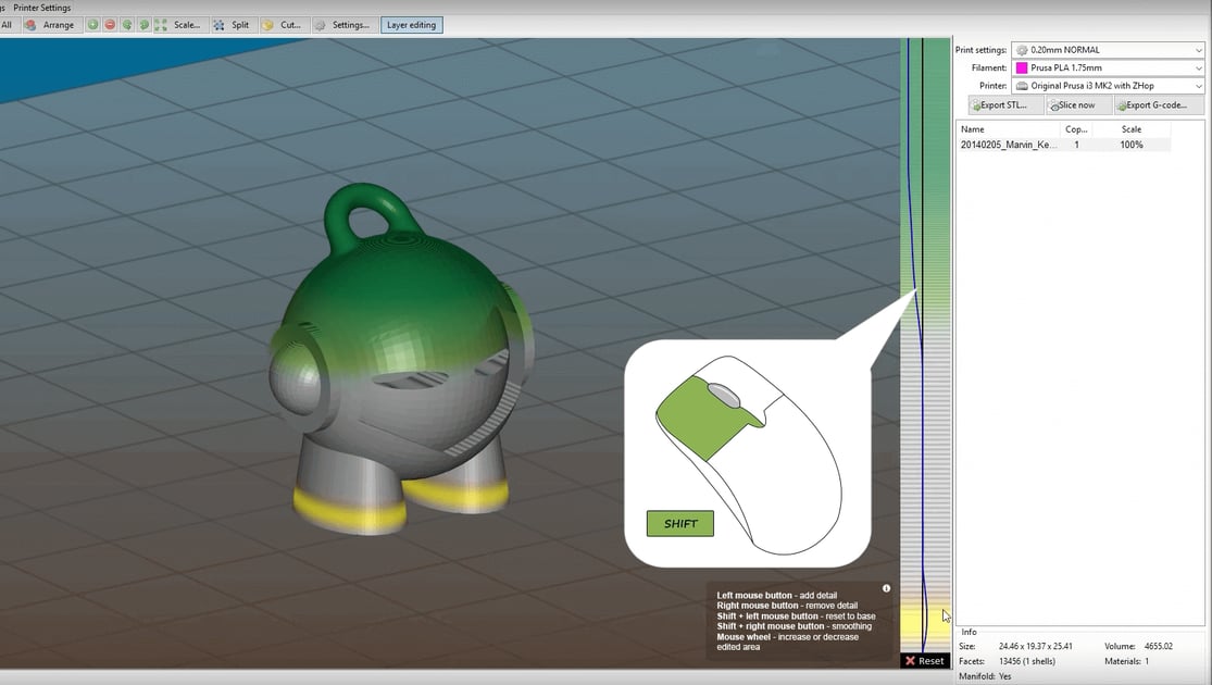 Slic3r Prusa Edition Unveils Smooth Variable Layer Height Feature | All3DP