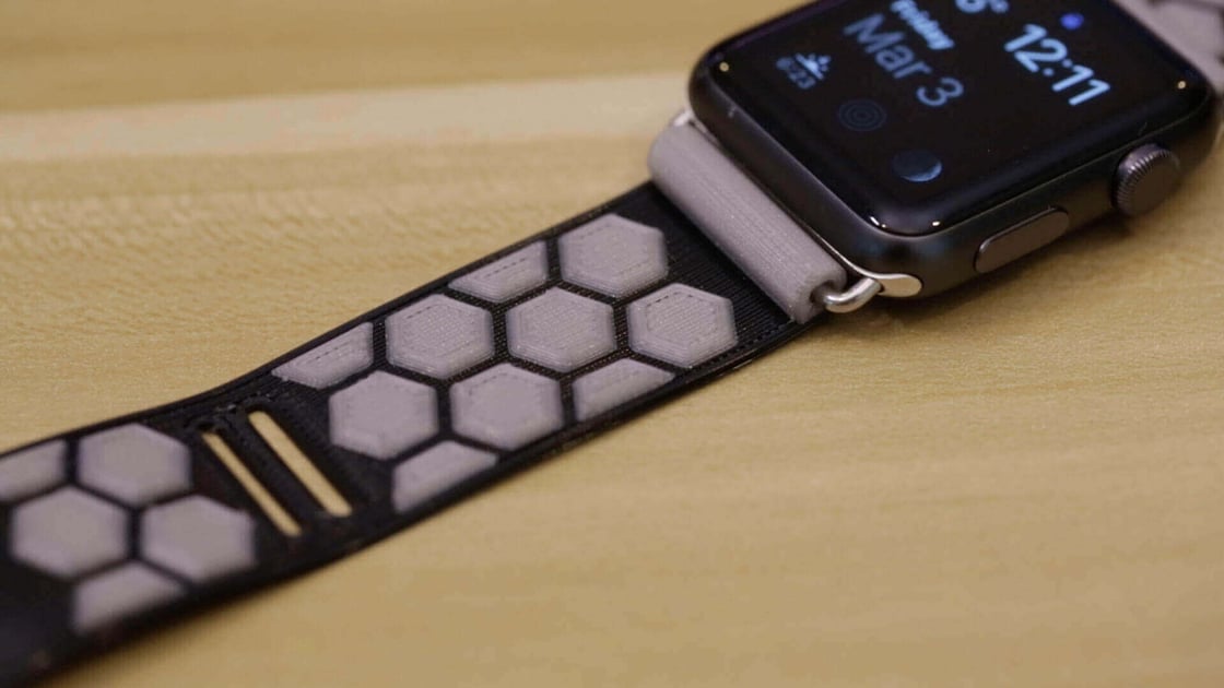 Make a Flexible 3D Printed Band for the Apple Watch All3DP