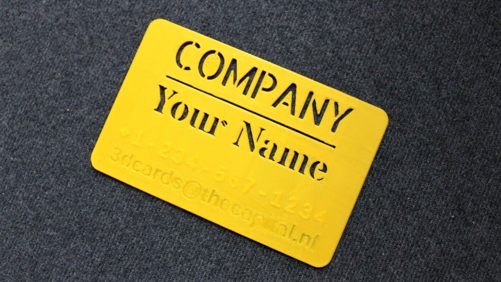 3d cheap business cards