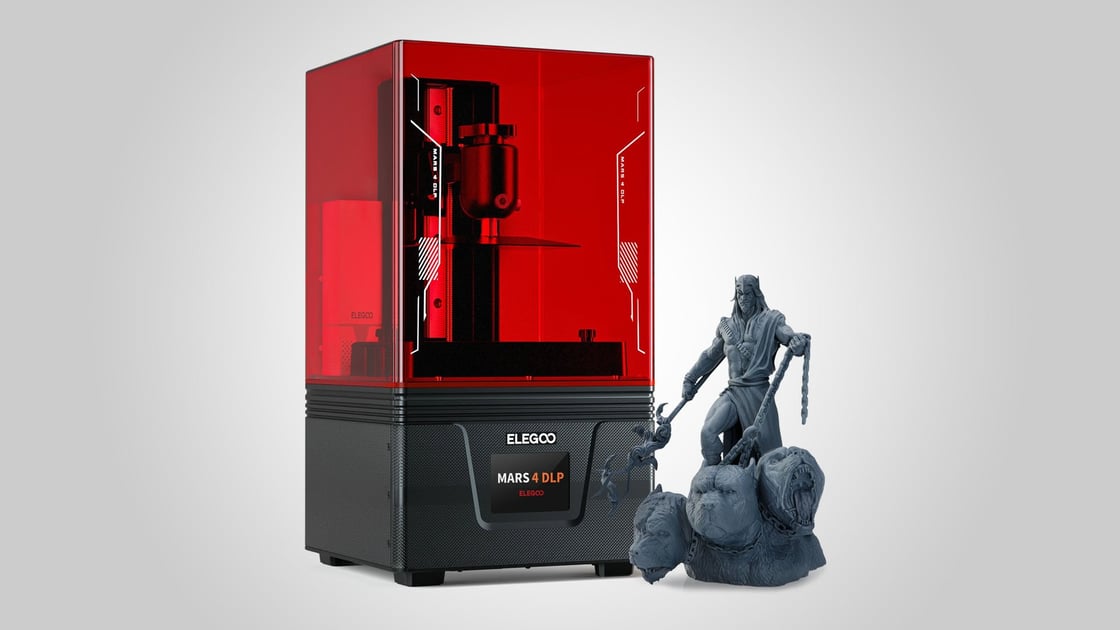 Elegoo's first DLP 3D printer !!! Mars 4 DLP 