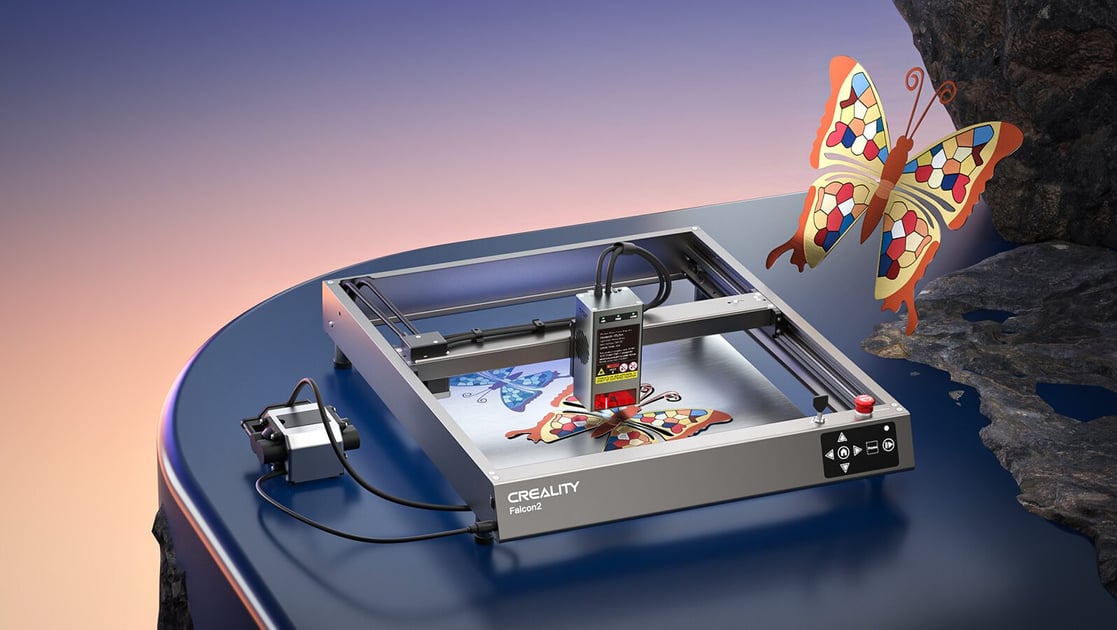 Creality Falcon2 40W Laser Engraver Offers Adjustable Light Beam