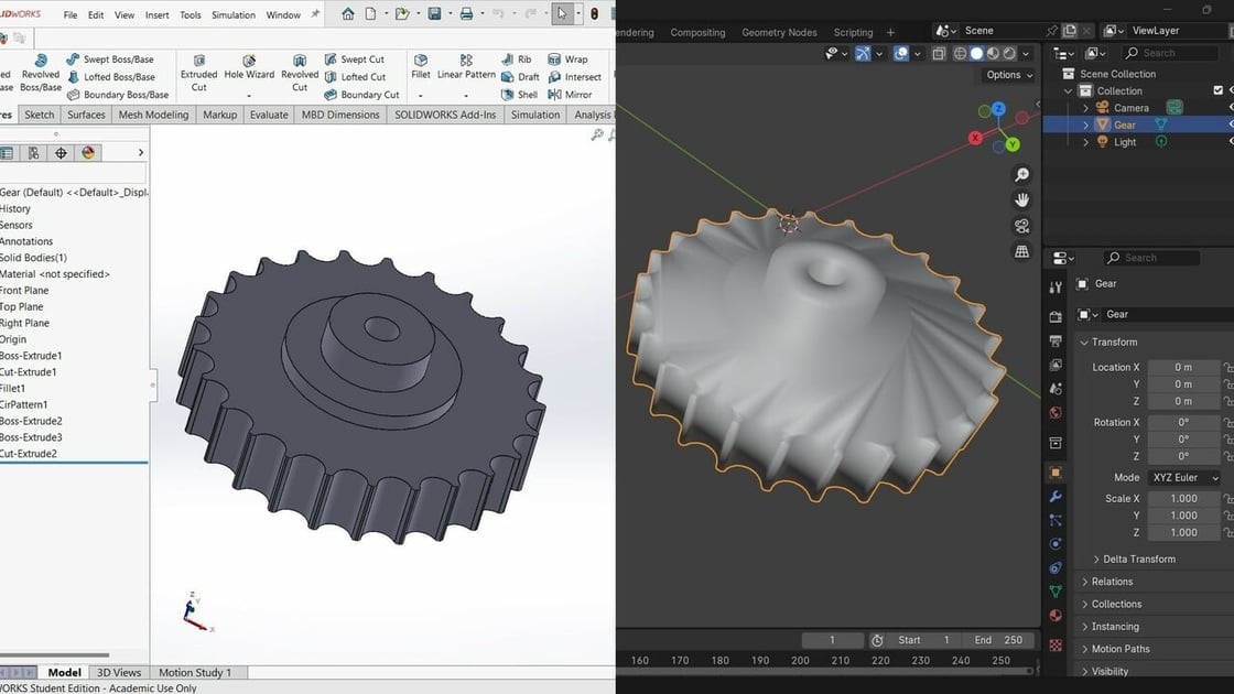 SolidWorks to Blender: How to Import SLDPRT Models | All3DP