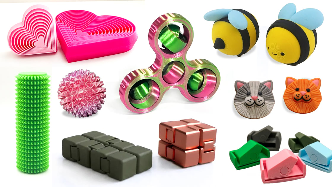 Forget Standard Desk Toys: These 3D Printed Fidgets & Clickers Are ...
