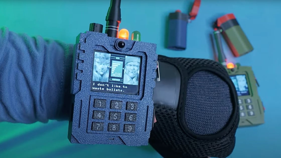 From PlayStation to Reality: How to 3D Print the Metal Gear Solid Codec ...