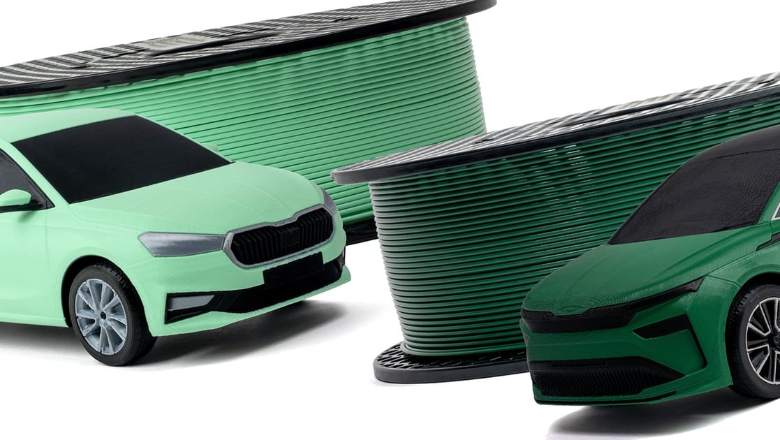 Prusa Research and Skoda Auto have launched official Electric and Emerald green filaments to enable...